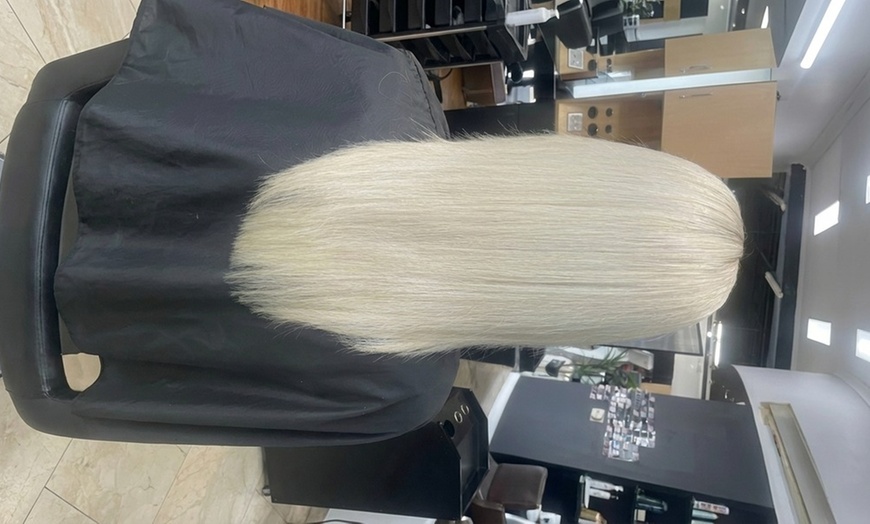 Image 3: Get Full-Head Traditional Sew-In/Tape-In Install, Trim and Style
