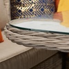 Image 9: Rattan-Effect Corner Dining Set with Cushions