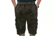 LeeHanTon Men's Camo Design 100% Cotton Cargo Shorts w/ Belt (30-40) - Second Medium