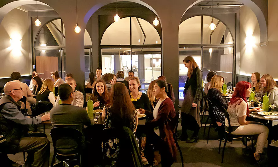 Date Night at Govinda's: All-You-Can-Eat Vegetarian Dinner and Movie