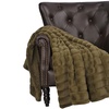 Image 9: Bluff City Bedding Sherpa Micro Mink Reversible 60 x 80 Throw Blankets 8 Colors
