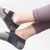 Image 6: Yoga Pilates Socks - Full Toe, Non-Slip Grip, Breathable Cotton