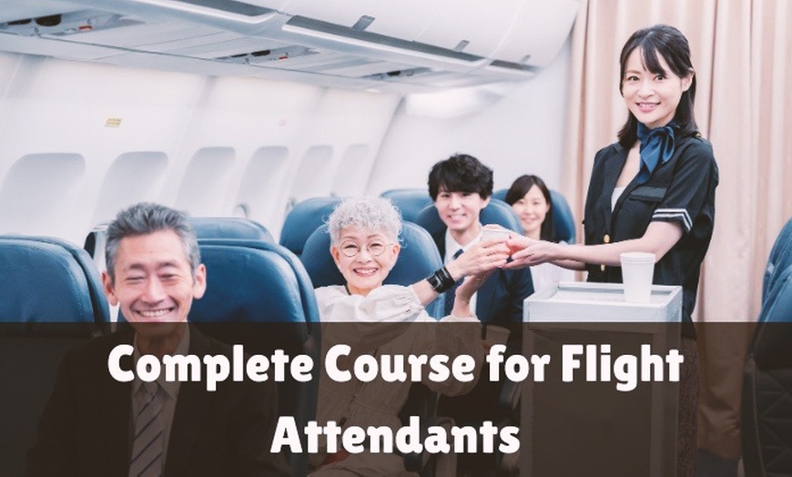 Image 2: Complete Course for Flight Attendants or Aviation Training Course