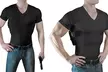 Concealment Clothes V-Neck Undershirt with Concealed Holster - Second Medium