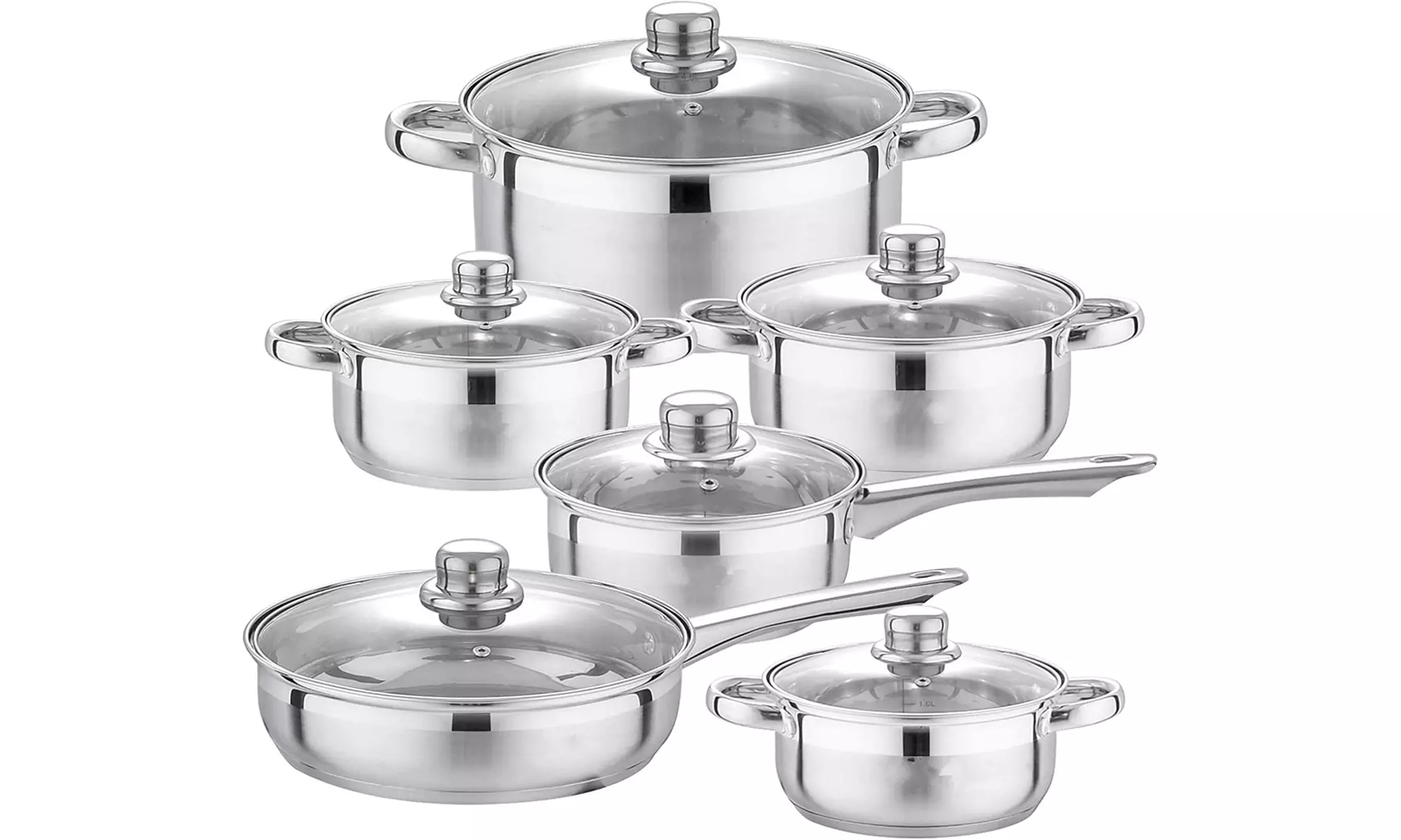 Batterie de cuisine 12 pièces inox Royalty Line