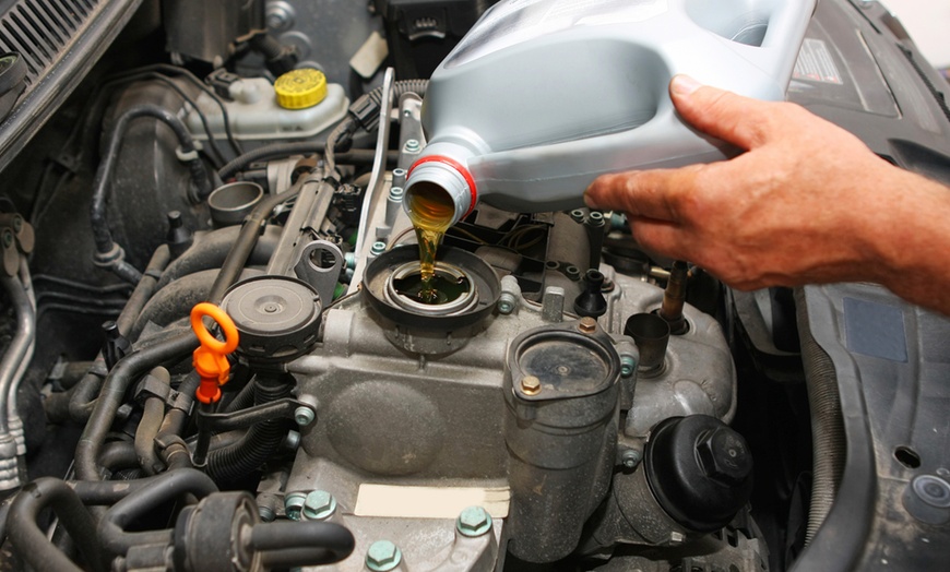 Image 1: One or Two Full Synthetic Oil Changes with Filter & Multi-Point Check 