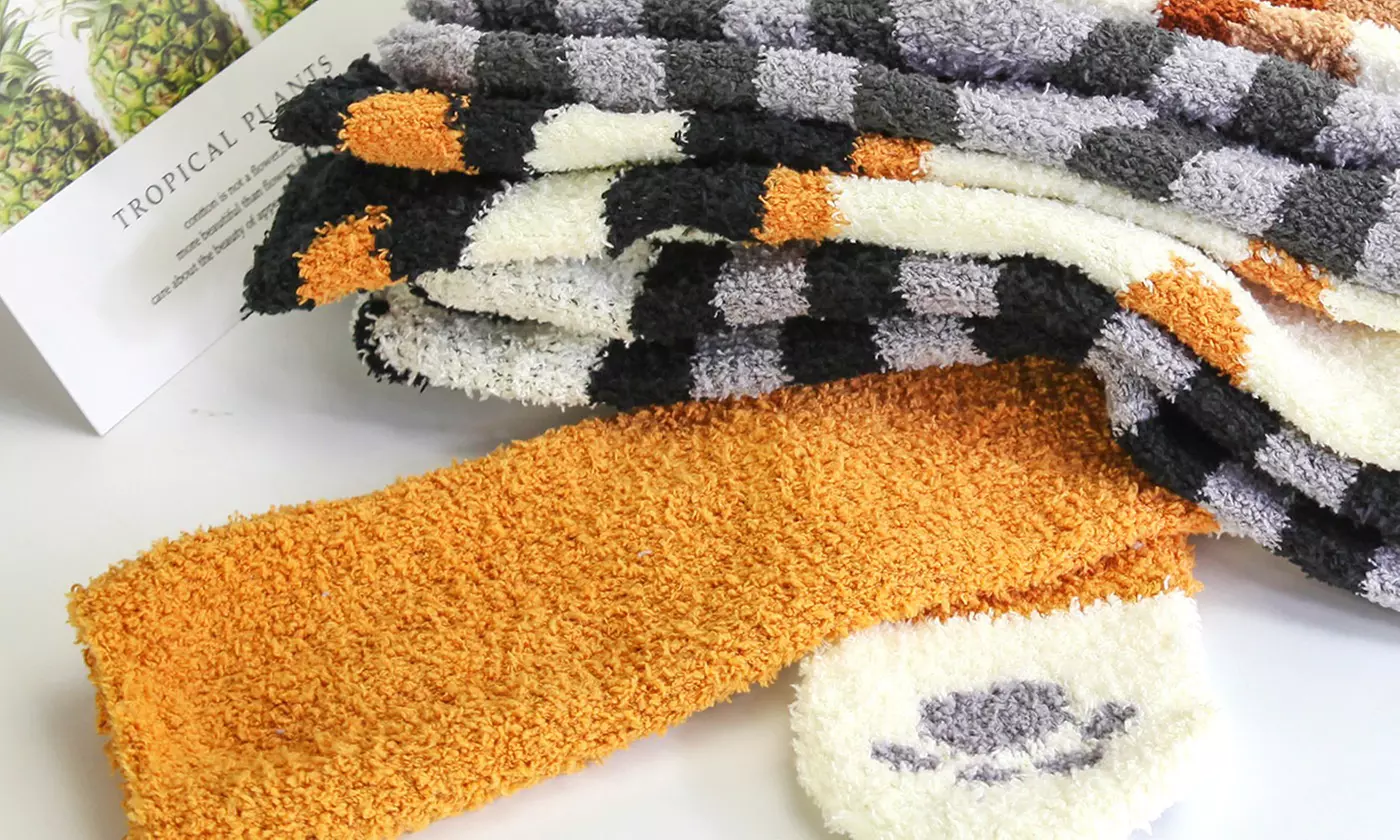 Winter Cat Claws Cute Thick Warm Sleep Floor Socks Sleep Indoor Socks