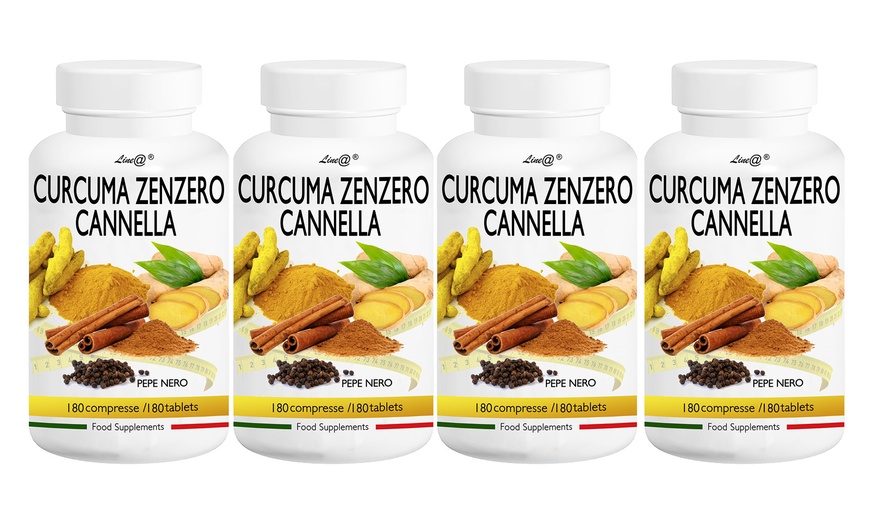 Image 6: Hasta 720 comprimidos de cúrcuma, jengibre, canela y más de Line@Diet