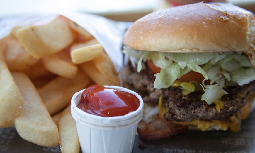 Image 13: Burger, Side and Bottomless Drink