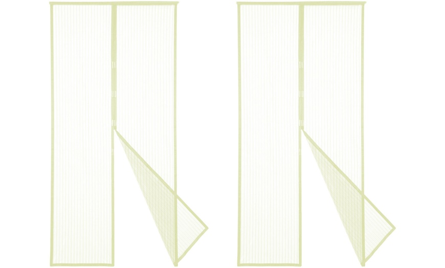 Image 3: Cortina mosquitera con cierre magnético