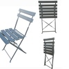 Image 3: Folding Metal Bistro Garden Furniture Set