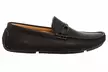 Franco Vanucci Men's Perforated Faux Leather Driver Loafers – Slip-On Dress Shoes for Casual or Work - Second Medium