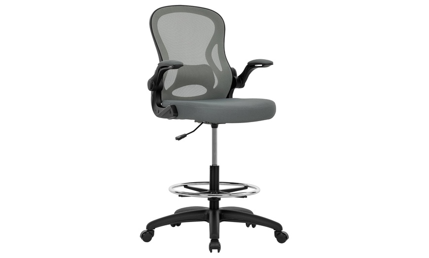 Image 2: Vinsetto Ergonomic Mesh-Back Chair