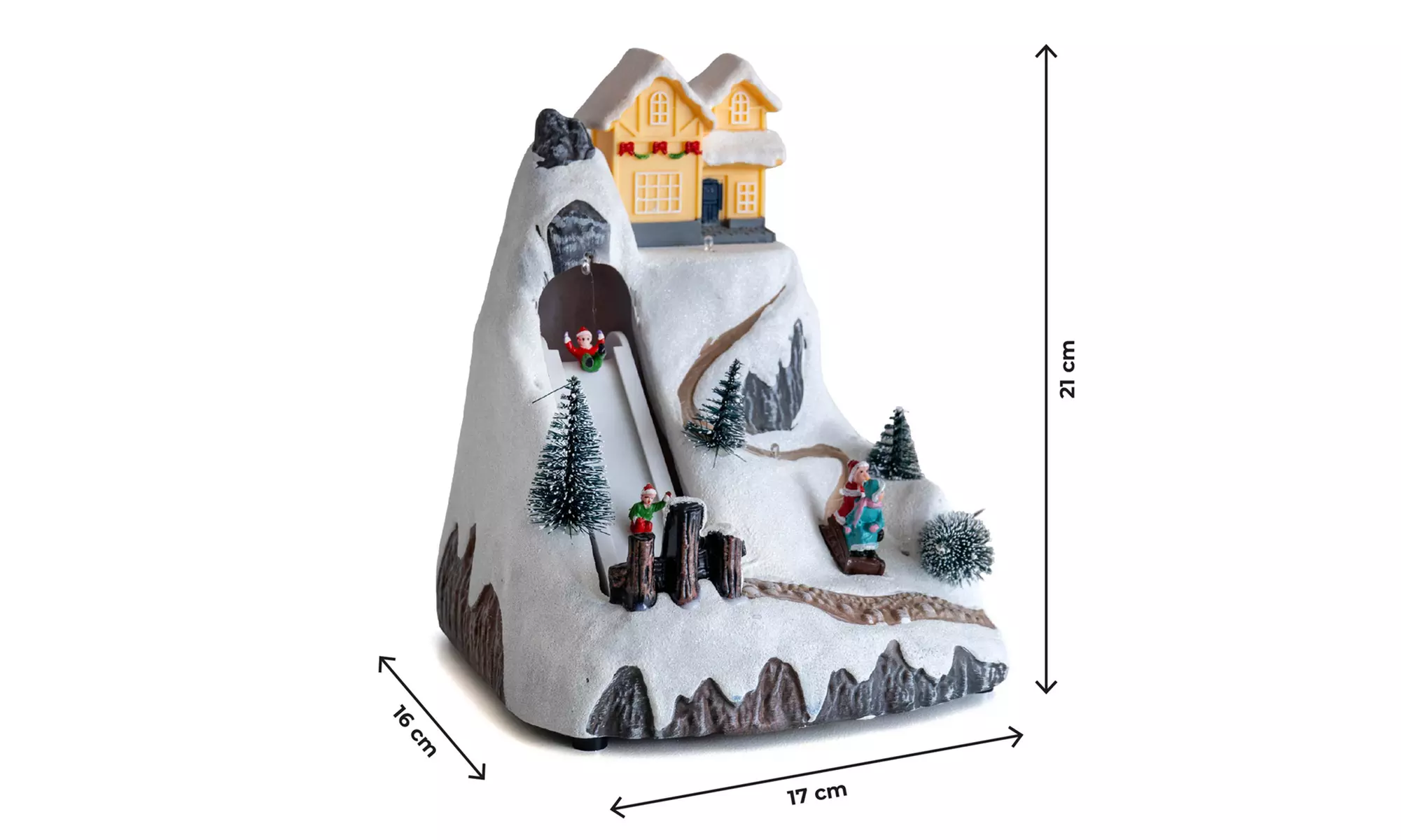 Giostrina natalizia con luci e movimento