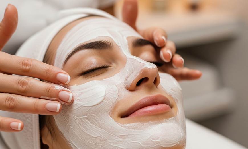 Image 1: 30-Min Massage, 60-Min Facial/ Brow & Lash Tint, or Body Scrub Package