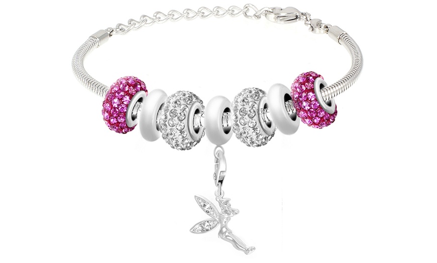 Image 5: Pulsera con charms de diferentes colores de SC Crystal
