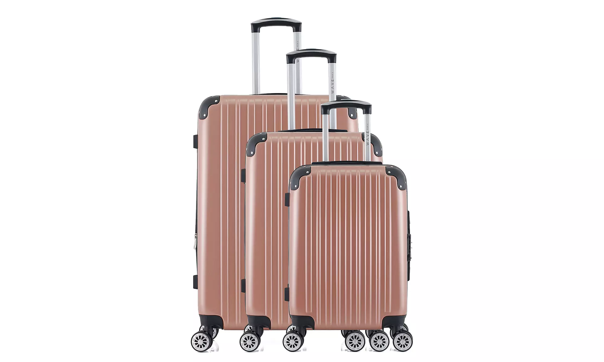 Valise en coque rigide de la marque Wave Paris et Hero