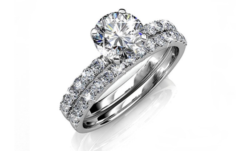 Image 3: Anello Eternity con cristalli