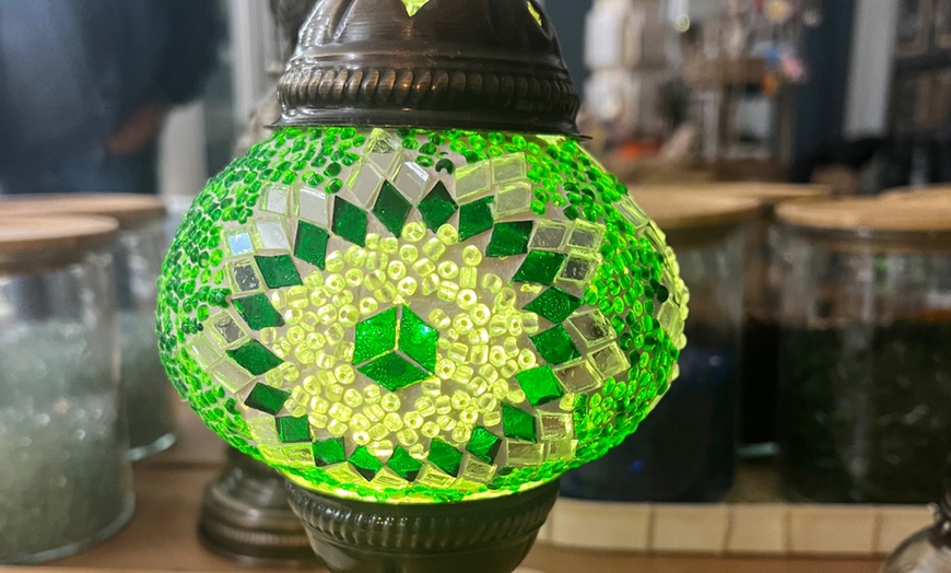 Image 1: Workshop: Gestaltung einer Mosaiklampe opt. Kurs zu türkischem Kaffee