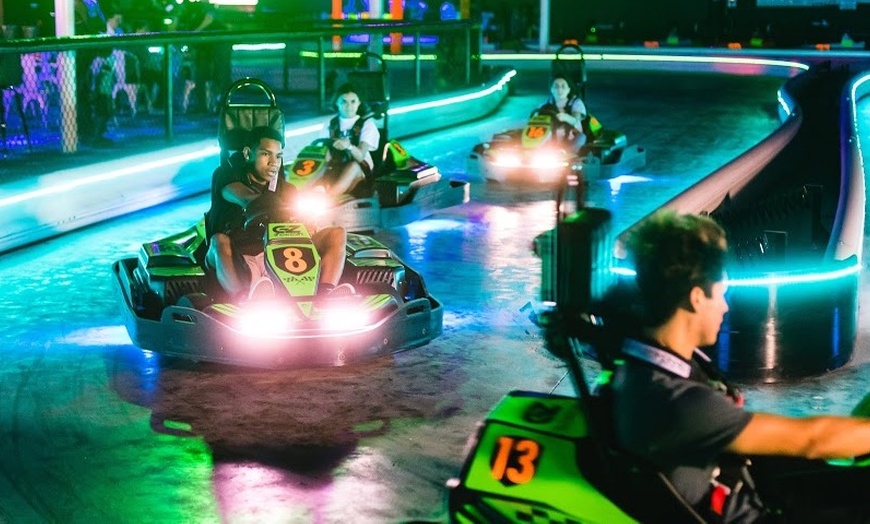 Image 2: Unlimited Access to Family-Friendly Glow in the Dark Attractions!