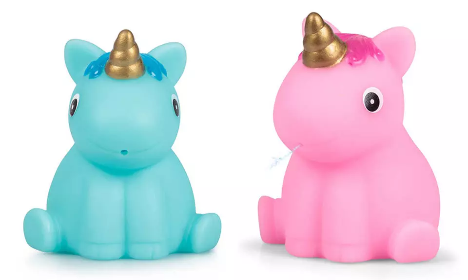 1 ou 2 jouets de bain arroseurs licorne de la marque Tobar - Primary Image