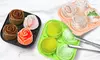 4 Cavity Silicone Rose Ice Ball Maker Ice Cube Trays For Cocktails, Whiskey