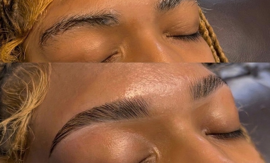 Image 4: Eyebrow Lamination & Wax or Half Set Lashes 