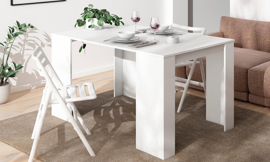 Image 5: Extendable Console Table for 6 people or up to 14 people