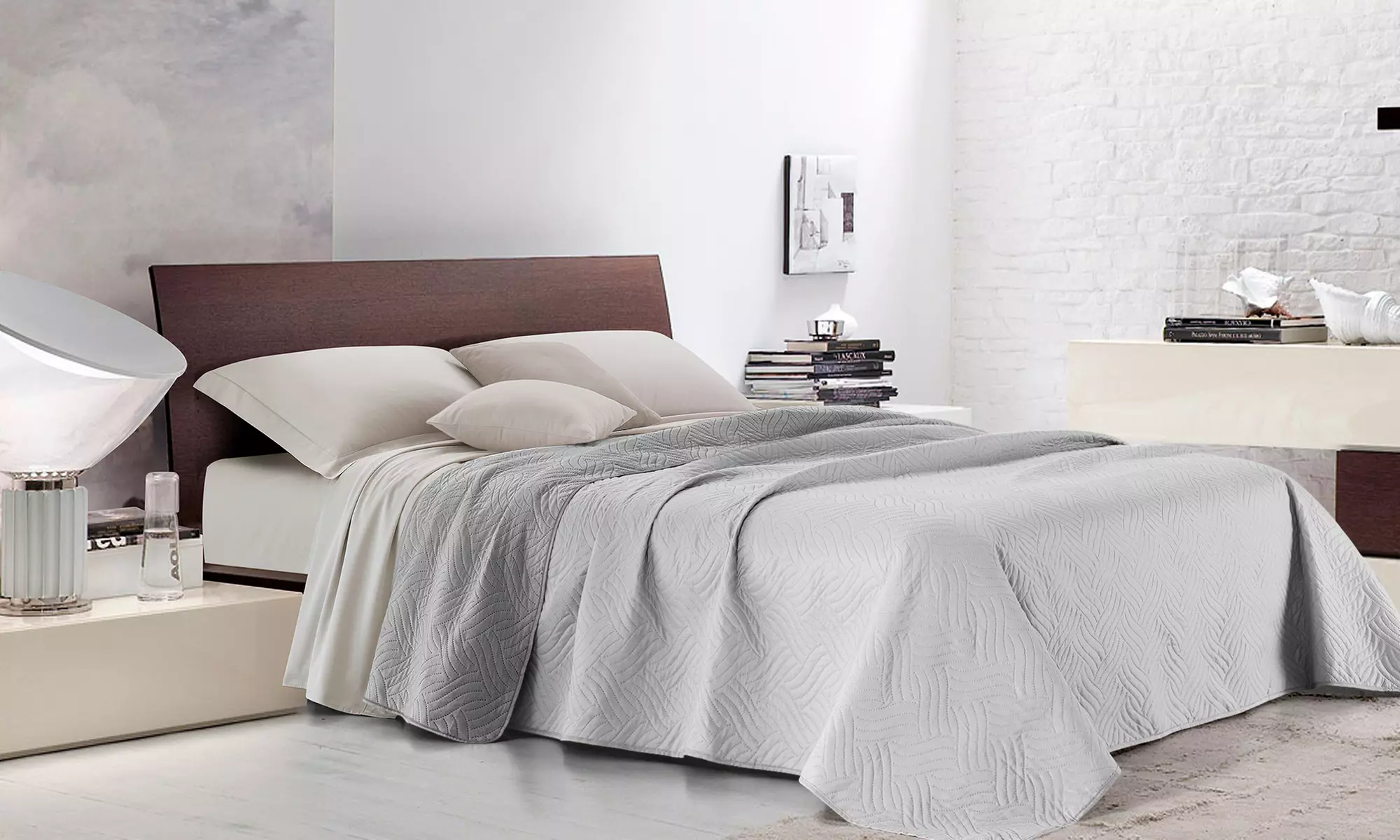 Reversible Peach Skin Bedspread