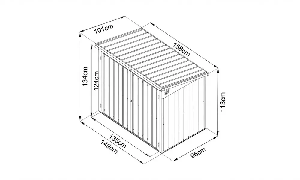 Home Deluxe Mülltonnenbox