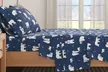 FreshFolds Premium Turkish Cotton Lodge Printed Flannel Sheet Set - Second Medium