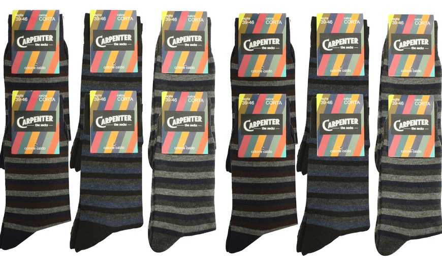 Image 9: Carpenter 6er- oder 12-Pack kurze oder lange Herren-Socken