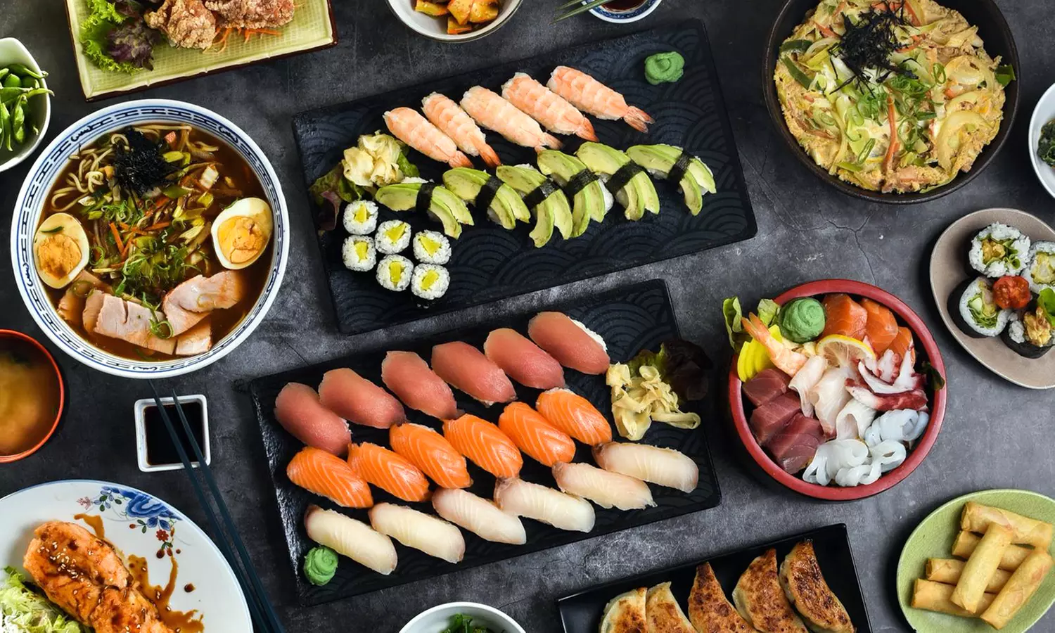 Japanisches Mittagsmenü nach Wahl und Miso-Suppe für 1–2 Personen