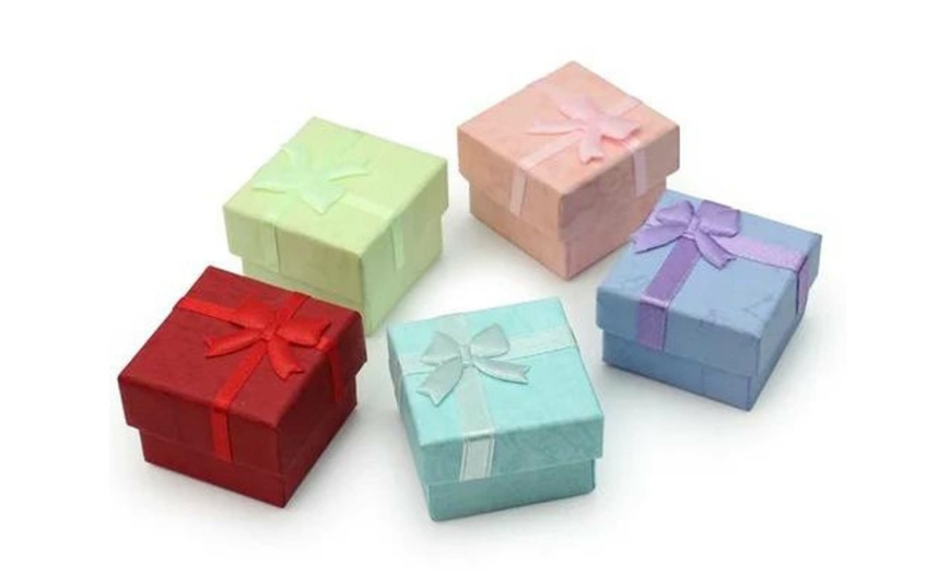 Image 2: Paris Jewelry 10k Yellow Gold Plated Round 7mm White Topaz Stud Earrings