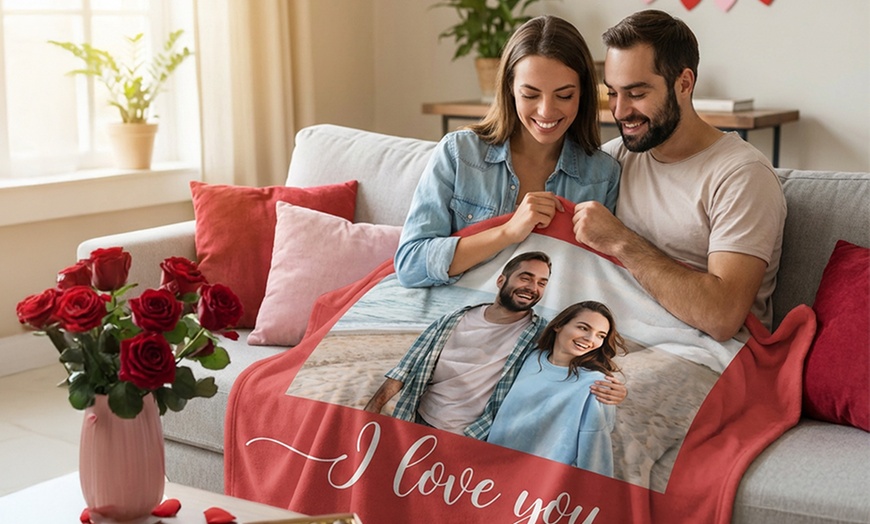 Image 6: Personalized Photo Blankets - Up to 64% Off by SignaturePrintLab