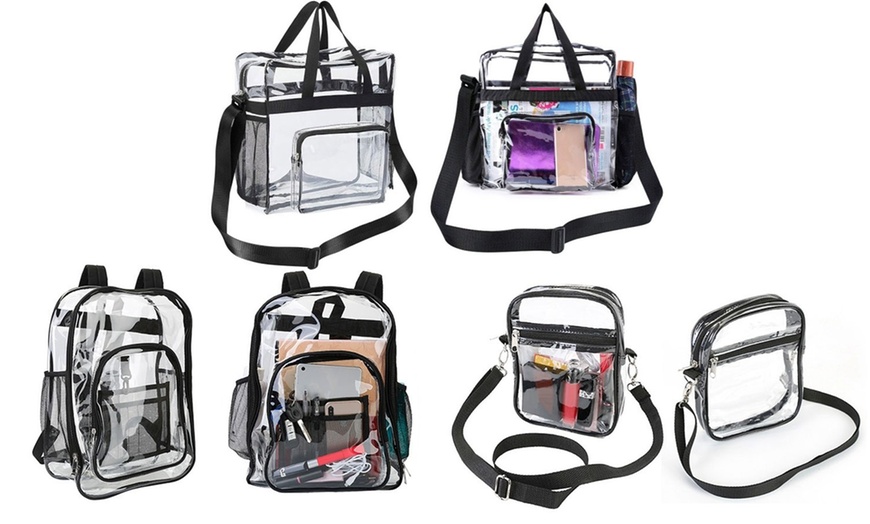 Image 2: N'POLAR Stadium Approved Clear Bag See-Through Transparent Bags (Multi-Options)