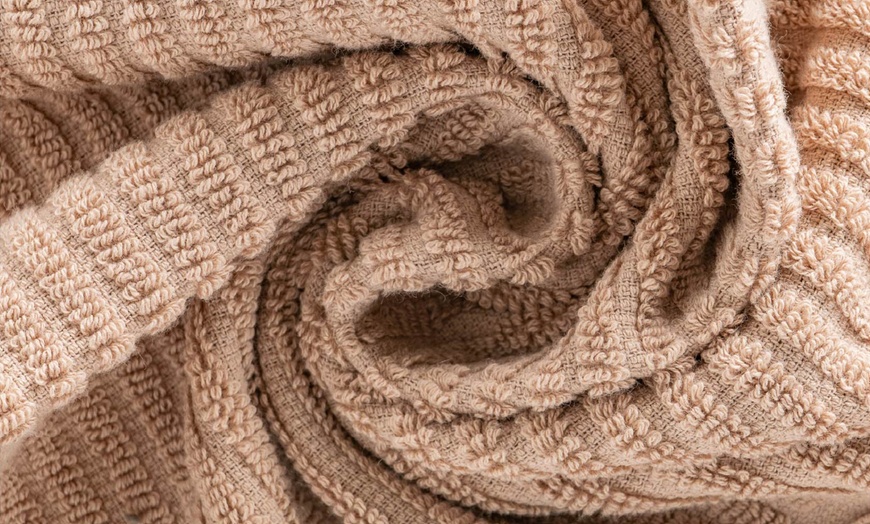 Image 30: Set di 5 asciugamani in puro cotone