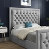 Image 4: DS Living Kingston Upholstered Soft Velvet Bed