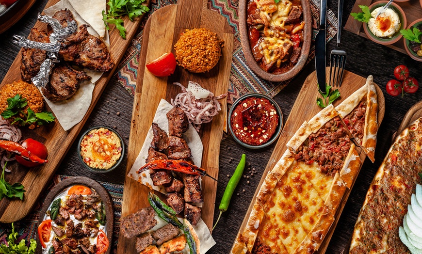 Image 1: Savour A Turkish Feast for Two or Four People with Drinks
