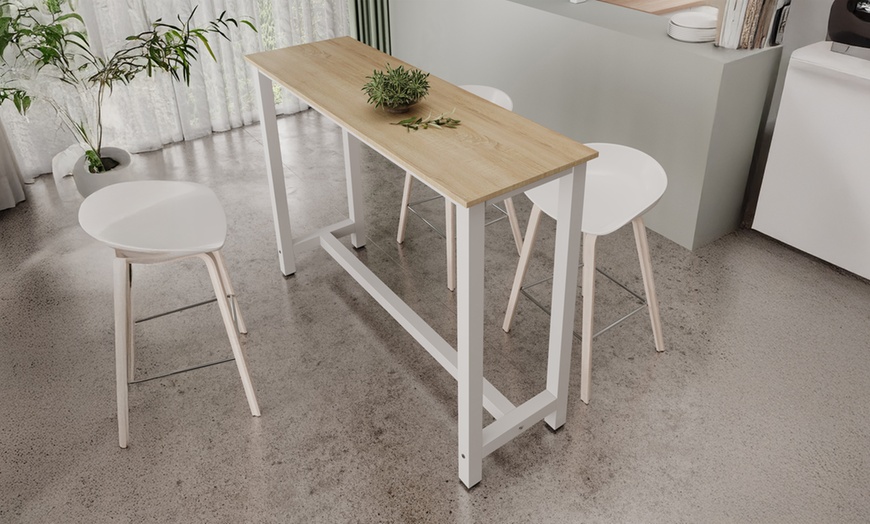 Image 12: Tavolo alto stile bar