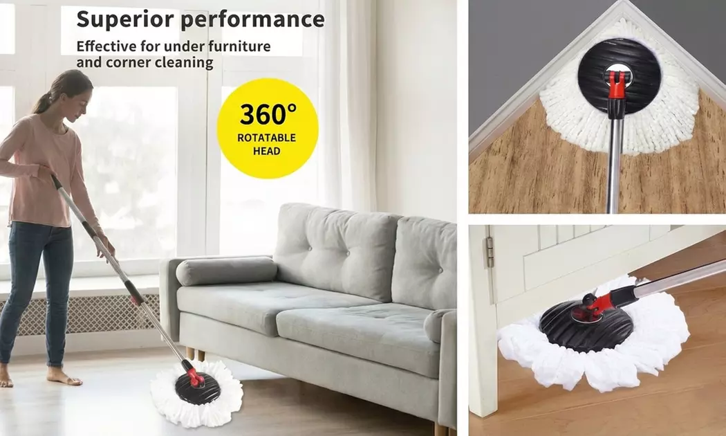 Cleanflo Spin Mop and Bucket Set