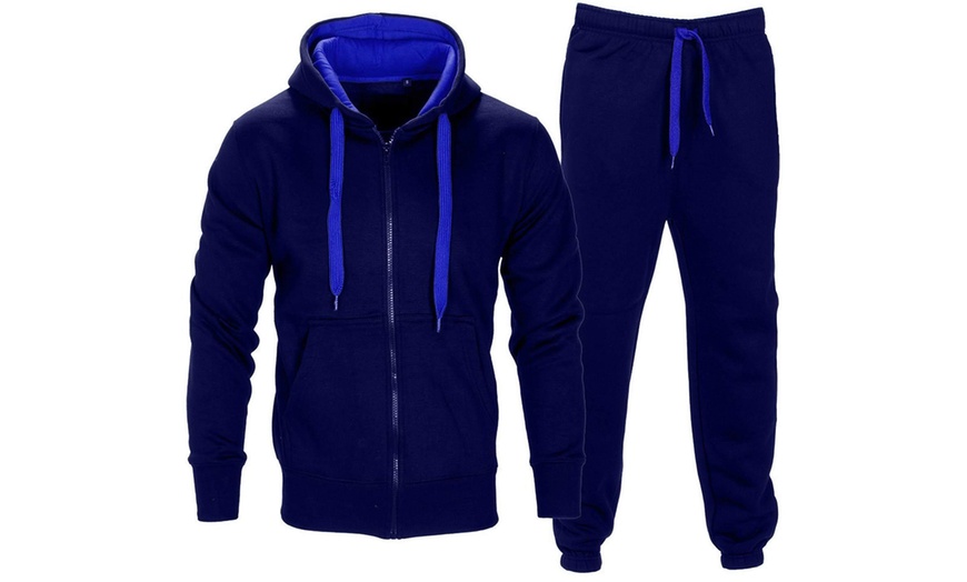 Up To 28% Off Men's Hooded Tracksuit | Groupon