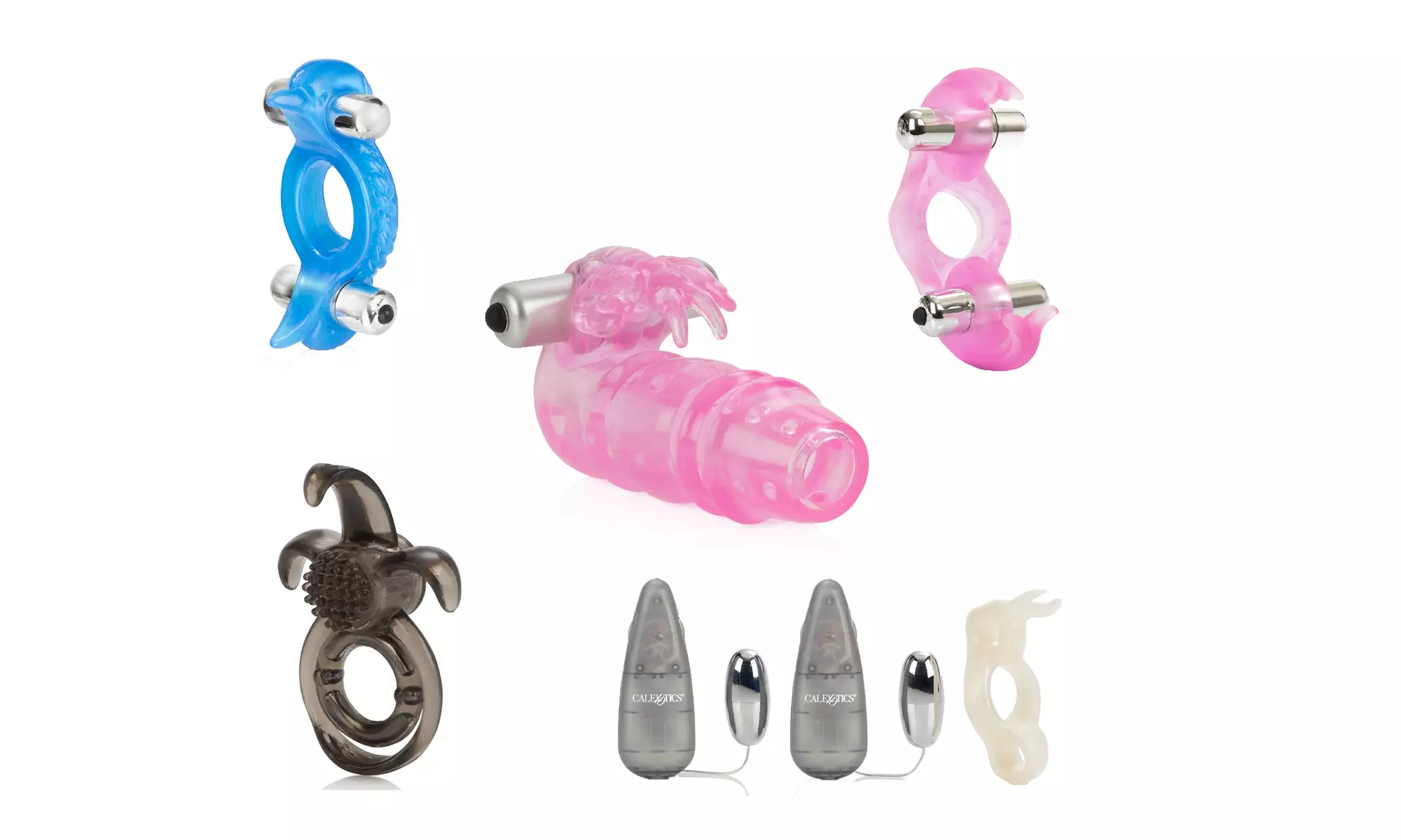 Cal Exotics Couples Enhancement C-Rings and Sleeves - Primary Image