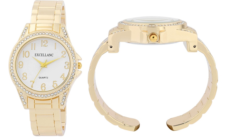Image 4: Montre pour femme avec bracelet jonc Excellanc