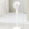 Image 3: HomCom 7" Pedestal Fan with Remote Control