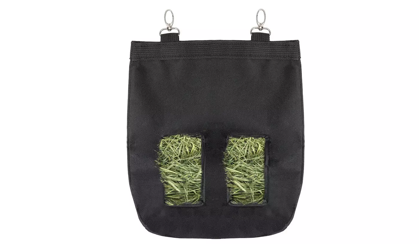 Rabbit Guinea Pig Hay Feeder Bag Hay Bag Hange Feeder Sack for Chinchilla Bunny - Second Medium