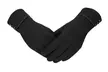 Womens Winter Warm Soft Cashmere Touch Screen Fleece Windproof Driving Gloves - Second Medium