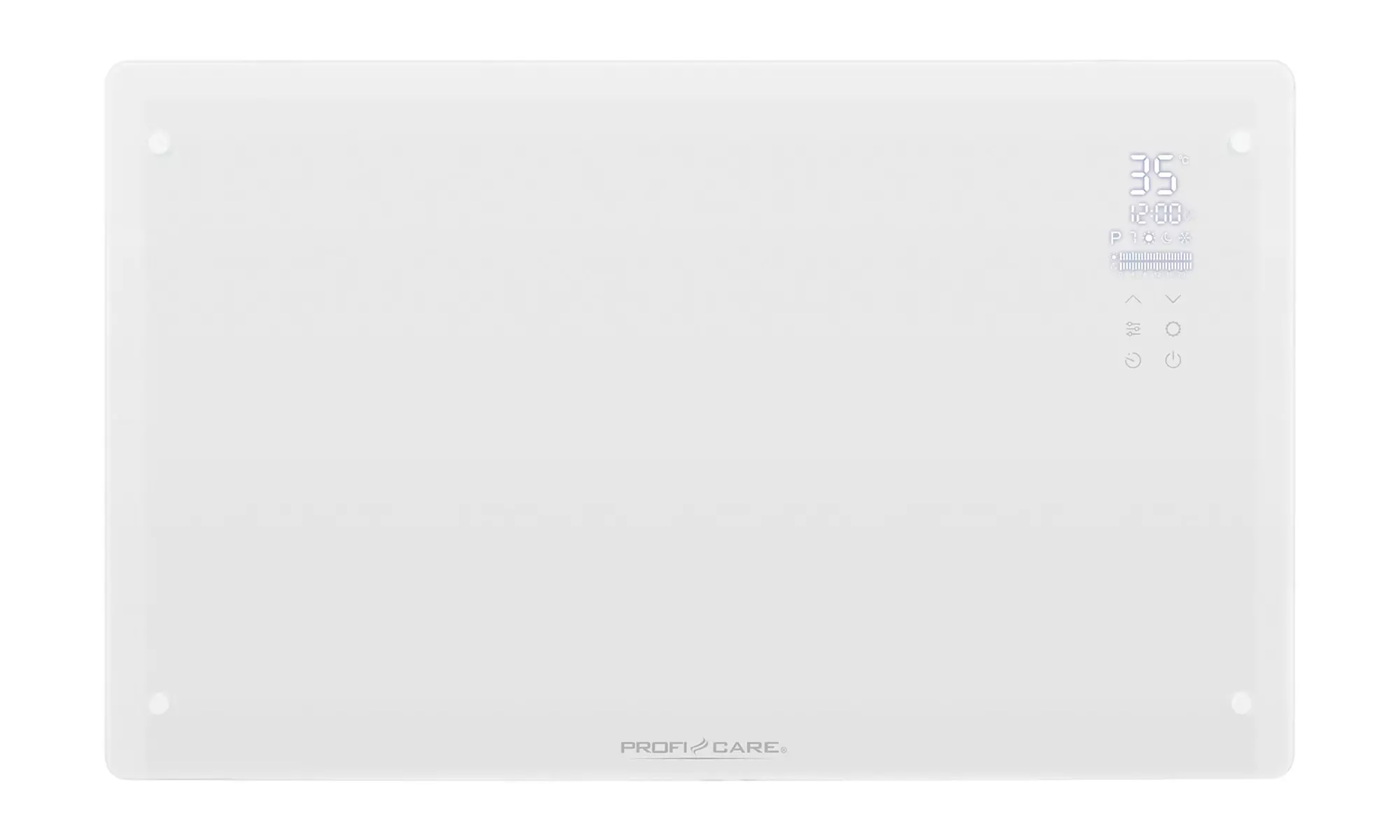 Chauffage électrique avec façade en verre Proficare