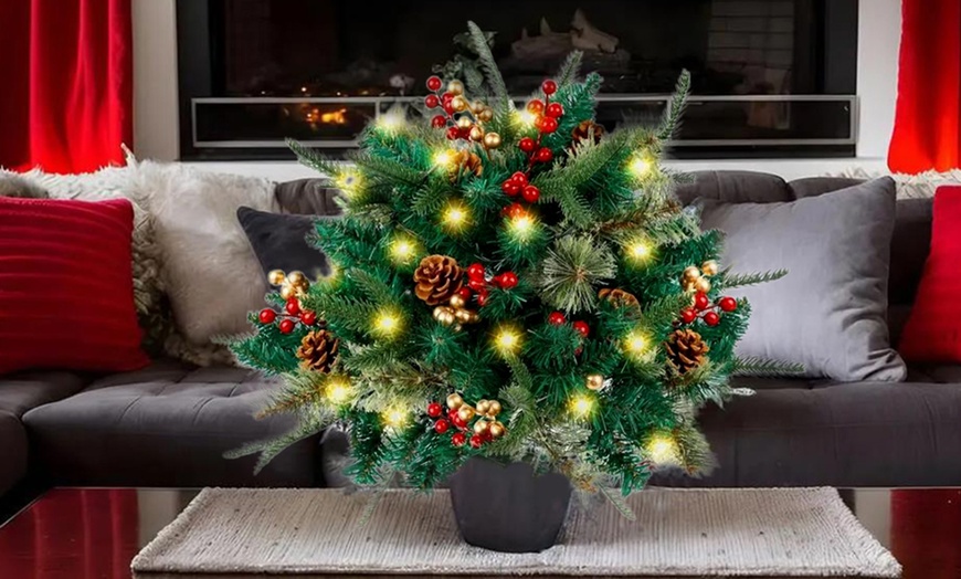 Image 9: Artificial Christmas Tree with Light