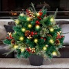 Image 9: Artificial Christmas Tree with Light